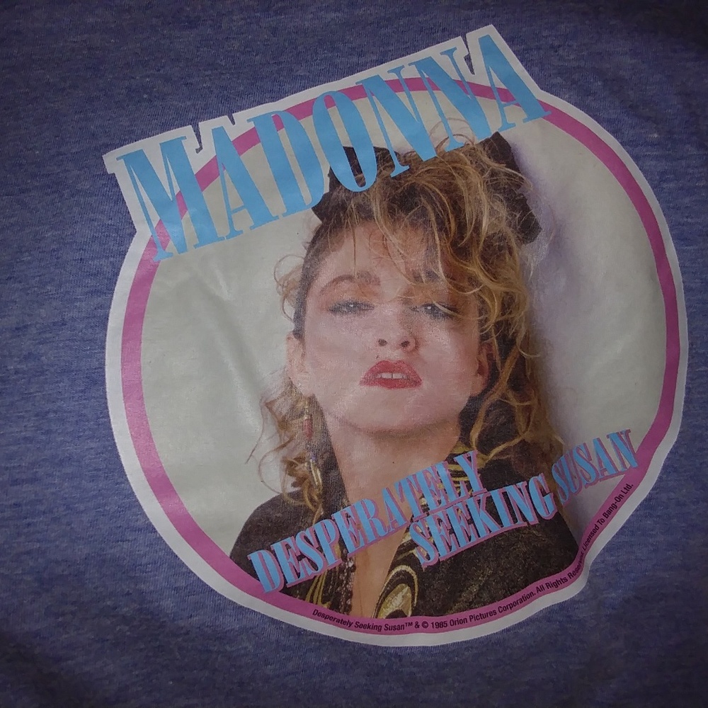 MADONNA NOS RARE PROMO MEDIUM SHIRT 1985CR